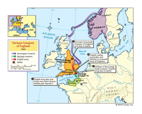 Norman Conquest, Englannin valloitus ja feudalistiseen yhteiskuntaan siirtyminen: Keskiajan käännepiste Normandian herttua Vilhelm Valloittajan johdolla